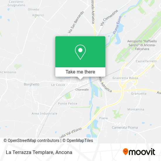La Terrazza Templare map