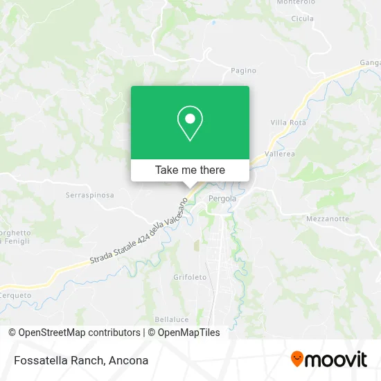Fossatella Ranch map