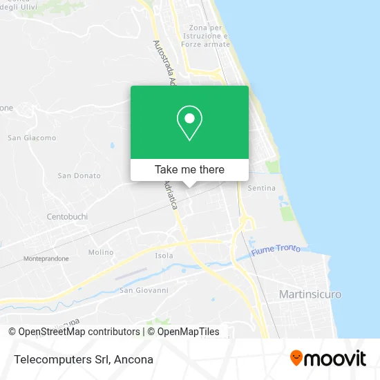 Telecomputers Srl map