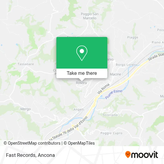 Fast Records map