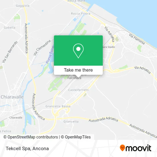 Tekcell Spa map