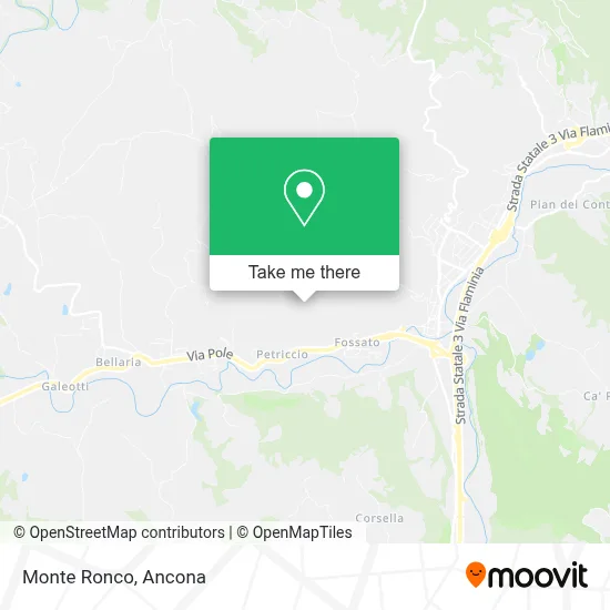Monte Ronco map