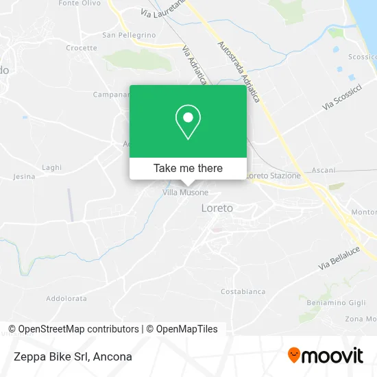 Zeppa Bike Srl map