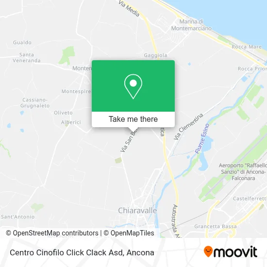Centro Cinofilo Click Clack Asd map