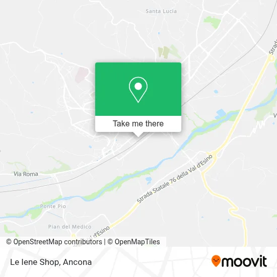 Le Iene Shop map
