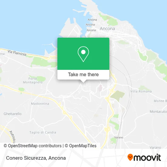 Conero Sicurezza map