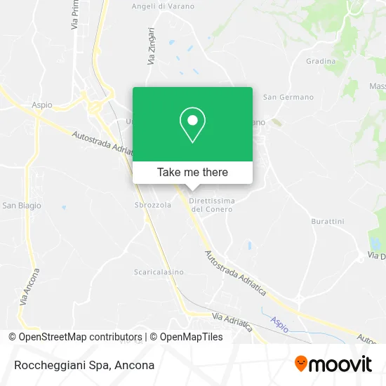Roccheggiani Spa map