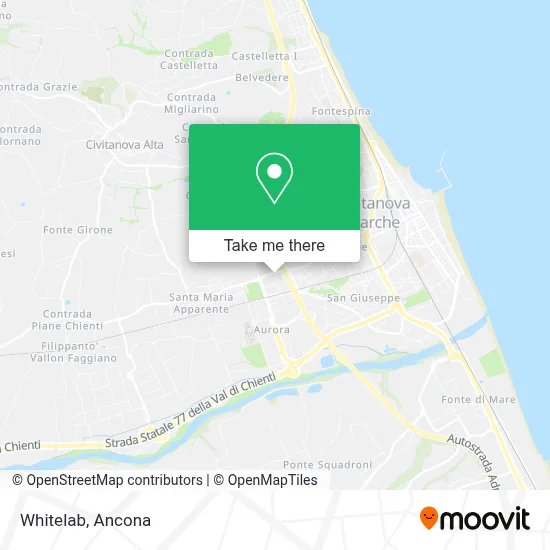 Whitelab map