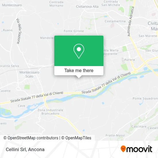 Cellini Srl map