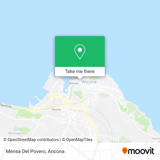 Mensa Del Povero map