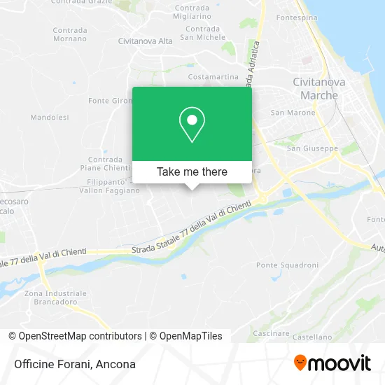 Officine Forani map