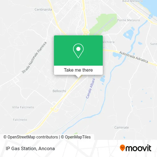 IP Gas Station map