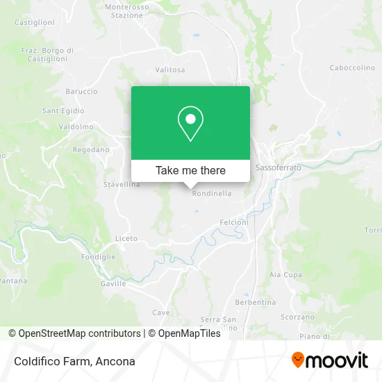 Coldifico Farm map