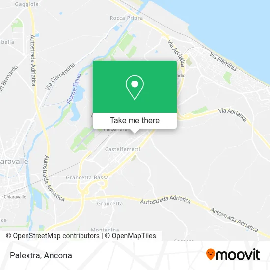 Palextra map