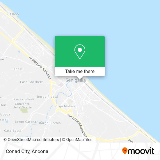 Conad City map