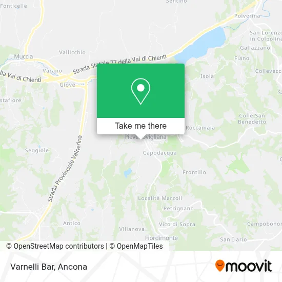 Varnelli Bar map