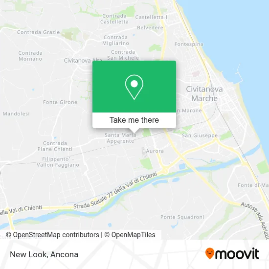New Look map