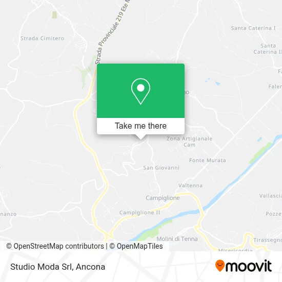 Studio Moda Srl map