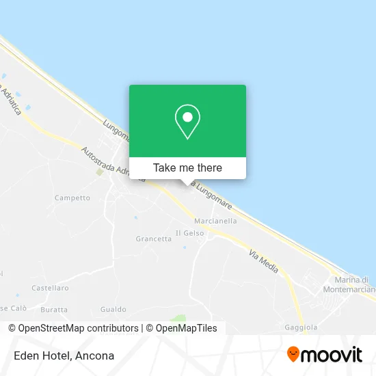Eden Hotel map
