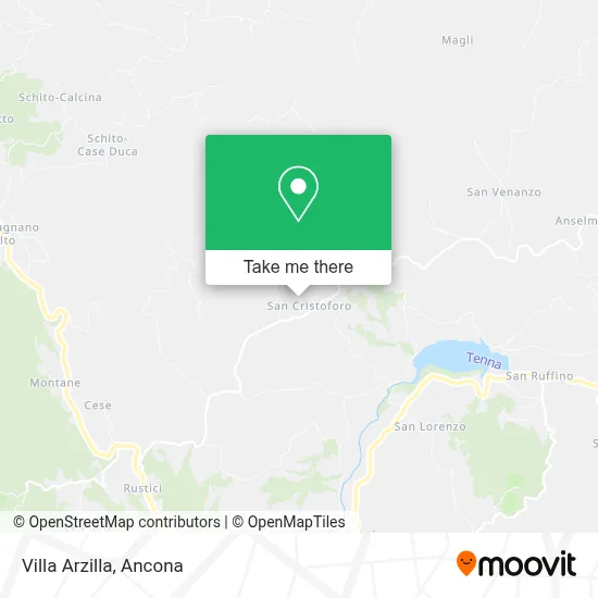 Villa Arzilla map