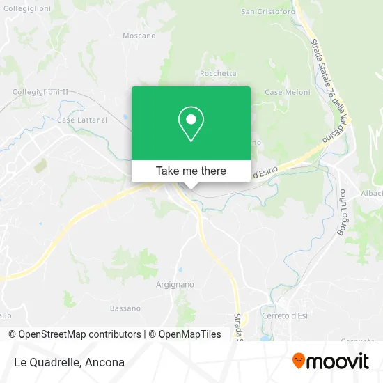 Le Quadrelle map