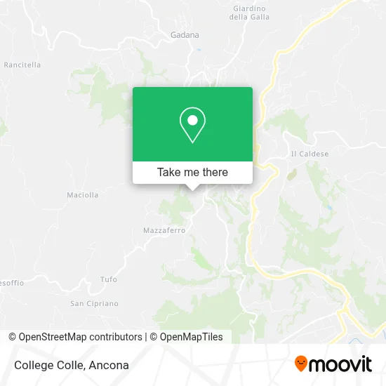 College Colle map