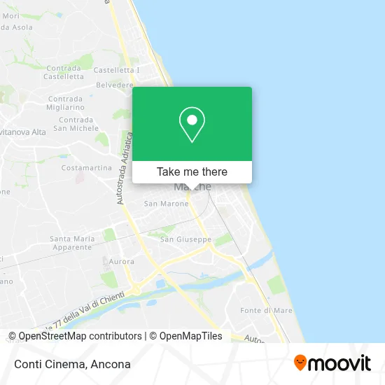 Conti Cinema map