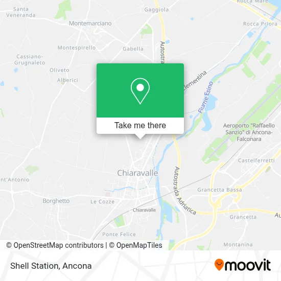 Shell Station map