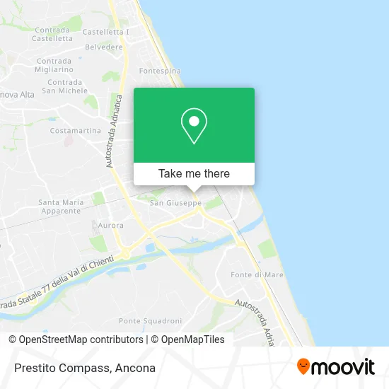 Prestito Compass map