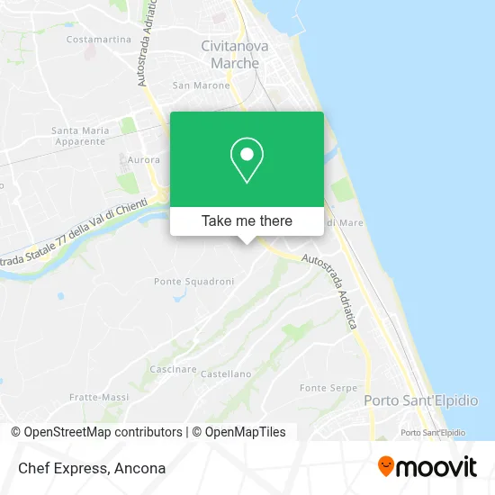 Chef Express map