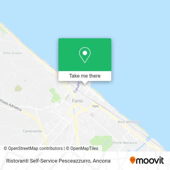 Ristoranti Self-Service Pesceazzurro map