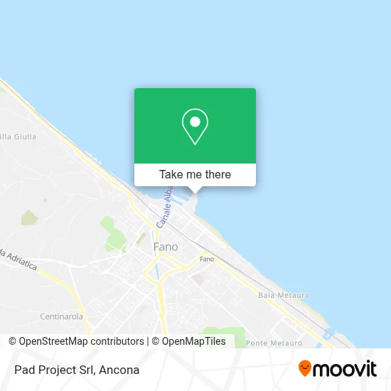 Pad Project Srl map
