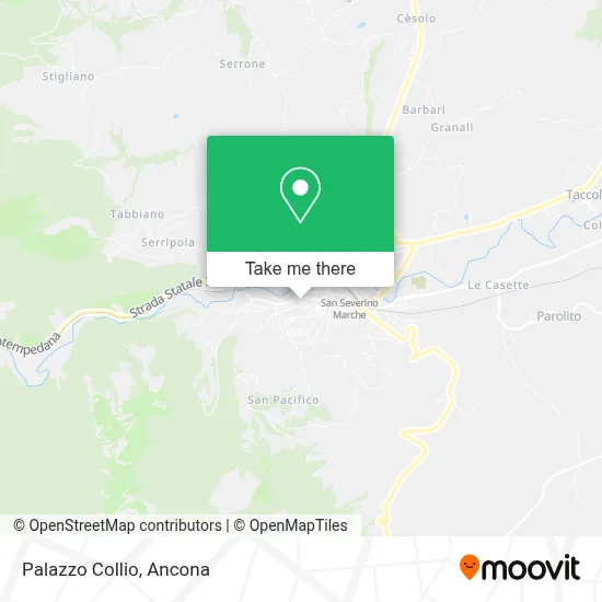 Palazzo Collio map