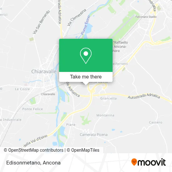 Edisonmetano map