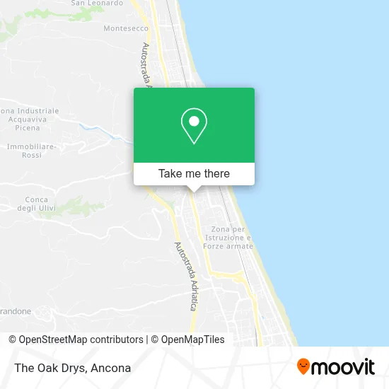 The Oak Drys map