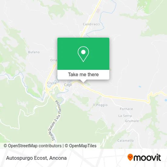 Autospurgo Ecost map