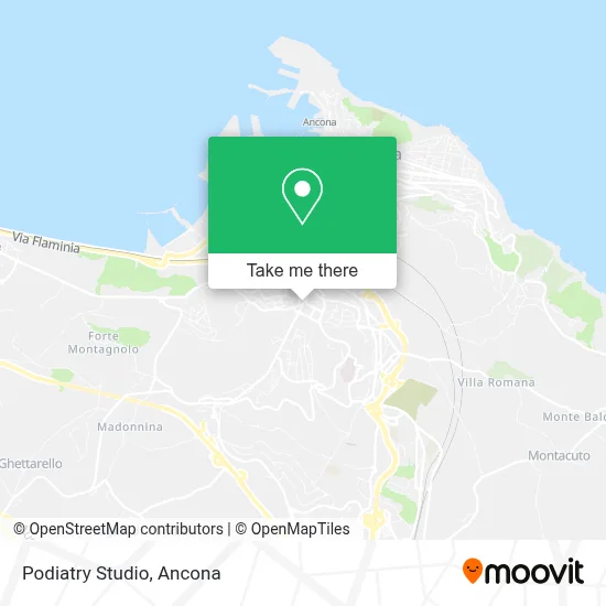 Podiatry Studio map