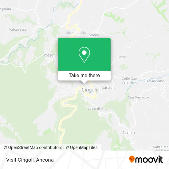 Visit Cingoli map
