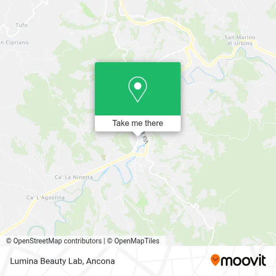 Lumina Beauty Lab map