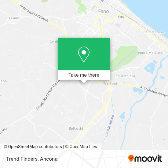Trend Finders map