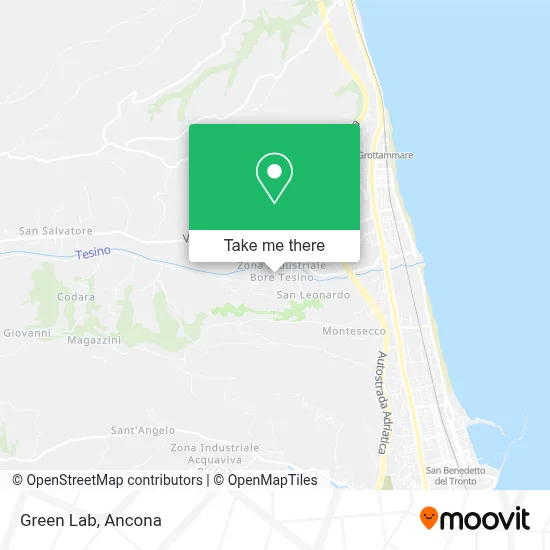 Green Lab map