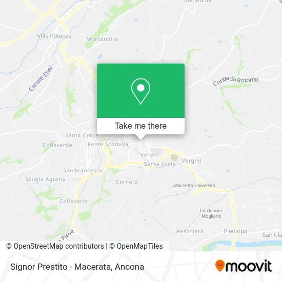 Signor Prestito - Macerata map