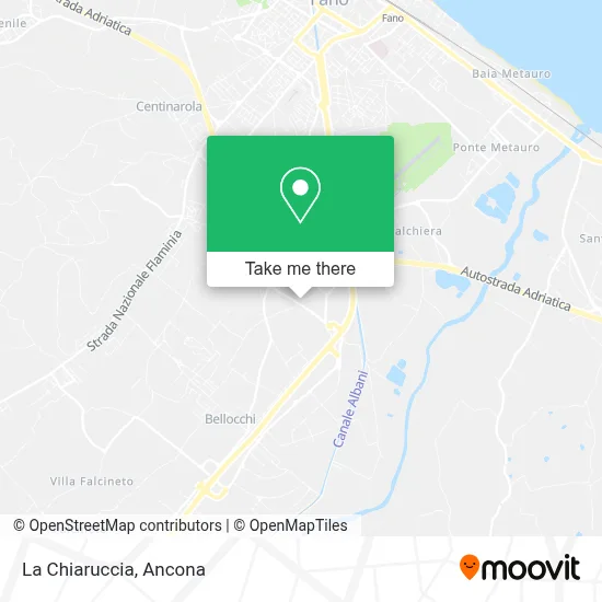 La Chiaruccia map