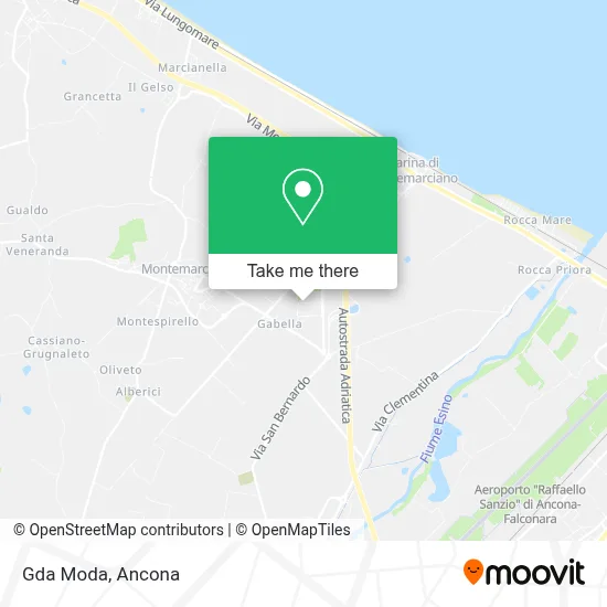 Gda Moda map