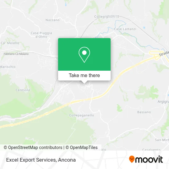 Excel Export Services map