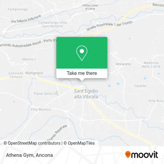 Athena Gym map