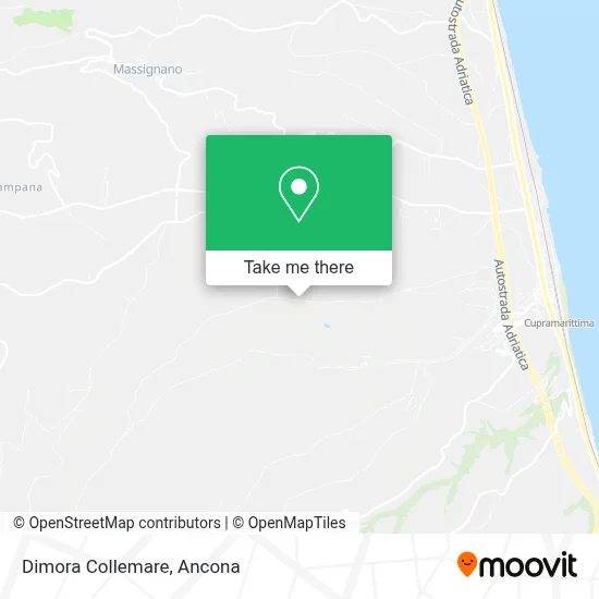 Dimora Collemare map