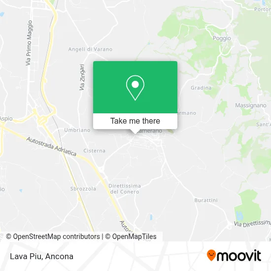 Lava Piu map