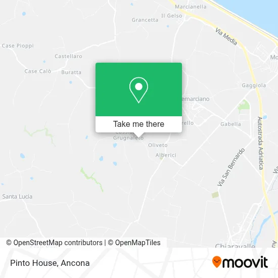 Pinto House map