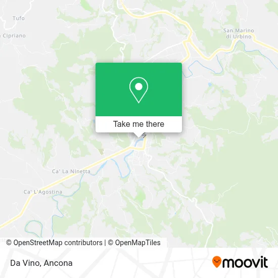 Da Vino map